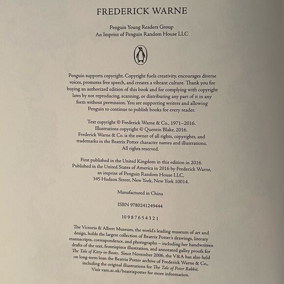 Children’s The Tale of Kitty in Boots Book by Beatrix Potter Hardcover with CD - Picture 10 of 10